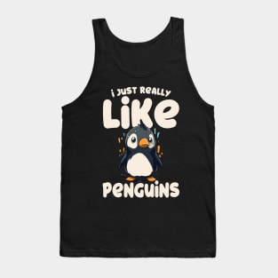 I Just Really Like Penguins Tank Top